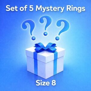 #26: Set of Five Size 8 Mystery Rings